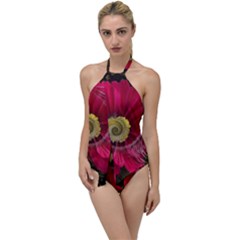 Fantasy Flower Fractal Blossom Go With The Flow One Piece Swimsuit by Wegoenart