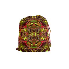 Abstract #8   I   Autumn 6000 Drawstring Pouch (medium) by KesaliSkyeArt