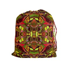 Abstract #8   I   Autumn 6000 Drawstring Pouch (xl) by KesaliSkyeArt