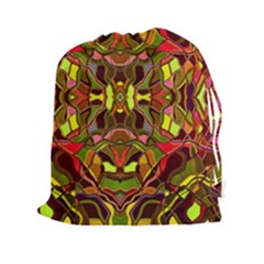 Abstract #8   I   Autumn 6000 Drawstring Pouch (xxl) by KesaliSkyeArt