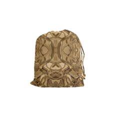 Abstract #8   Iii   Antique 6000 Drawstring Pouch (small) by KesaliSkyeArt