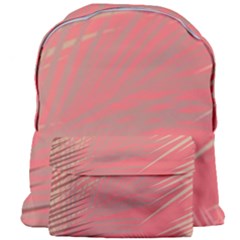 Palms Shadow On Living Coral Giant Full Print Backpack by LoolyElzayat