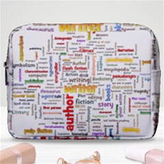 Writing Author Motivation Words Make Up Pouch (large) by Pakrebo