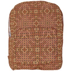 Mosaic Triangle Symmetry Full Print Backpack by Pakrebo