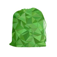 Mosaic Tile Geometrical Abstract Drawstring Pouch (xl) by Pakrebo
