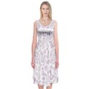 Tropical pattern Midi Sleeveless Dress View1