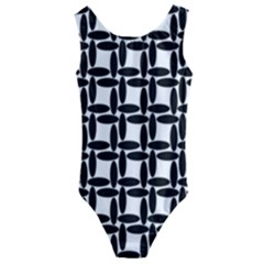 Ellipse Pattern Background Kids  Cut-out Back One Piece Swimsuit by Pakrebo