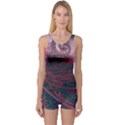 Fractal Artwork Digital Pattern One Piece Boyleg Swimsuit View1