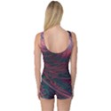 Fractal Artwork Digital Pattern One Piece Boyleg Swimsuit View2