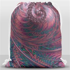 Fractal Artwork Digital Pattern Drawstring Bag (large) by Pakrebo