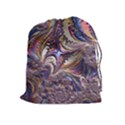 Fractal Artwork Pattern Digital Drawstring Pouch (XL) View1