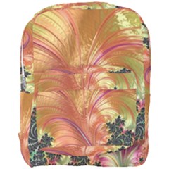 Fractal Feather Artwork Art Full Print Backpack by Pakrebo