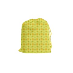 Traditional Patterns Chrysanthemum Drawstring Pouch (small) by Pakrebo