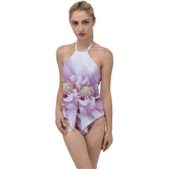 Abstract Transparent Image Flower Go With The Flow One Piece Swimsuit by Pakrebo