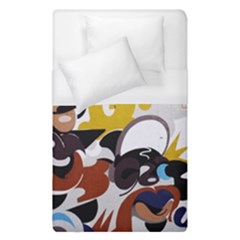 Graffiti Urban Colorful Graffiti City Wall Hip Hop Music Singers Duvet Cover (single Size) by genx