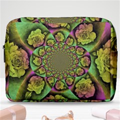 Rose Painted Kaleidoscope Colorful Make Up Pouch (large) by Pakrebo