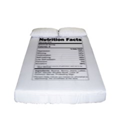 Liberal Tears  Funny With Supplement Facts Custom Colors Fitted Sheet (full/ Double Size) by snek