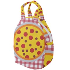 Pizza Table Pepperoni Sausage Travel Backpacks by Pakrebo