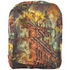 Flat Iron Building Architecture Full Print Backpack by Pakrebo