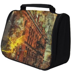 Flat Iron Building Architecture Full Print Travel Pouch (big) by Pakrebo