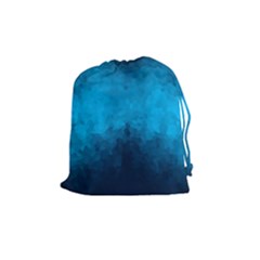 Deep Ocean Drawstring Pouch (medium) by LoolyElzayat