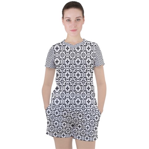 Decorative Ornamental Women s Tee And Shorts Set by Mariart