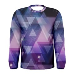 Geometric Triangle Men s Long Sleeve Tee by Mariart