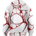 Fractals Cells Autopsy Pattern Kids  Zipper Hoodie Without Drawstring View2