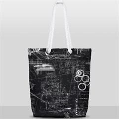 Grunde Full Print Rope Handle Tote (small) by LalaChandra