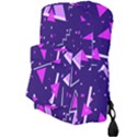 Purple Blue Geometric Pattern Full Print Backpack View3