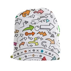 Desktop Pattern Art Graphic Design Drawstring Pouch (xxl) by Pakrebo