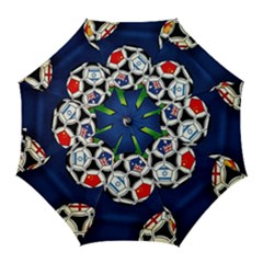 Textile Football Soccer Fabric Golf Umbrellas by Pakrebo