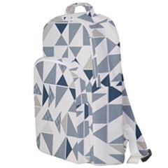 Geometric Triangle Modern Mosaic Double Compartment Backpack by Pakrebo