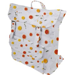 Citrus Thyme Buckle Up Backpack by WensdaiAmbrose