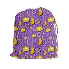 Paper Tissue Wrapping Drawstring Pouch (xxl) by Pakrebo