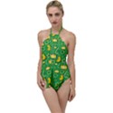 Paper Tissue Wrapping Go with the Flow One Piece Swimsuit View1