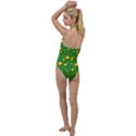 Paper Tissue Wrapping Go with the Flow One Piece Swimsuit View2