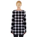 Square Diagonal Pattern Tie Up Tee View2