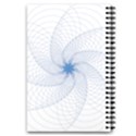 Spirograph Pattern Geometric 5.5  x 8.5  Notebook View2