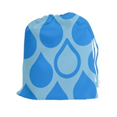 Droplet Drawstring Pouch (xxl) by WensdaiAmbrose