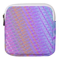 Diagonal Line Design Art Mini Square Pouch by LoolyElzayat