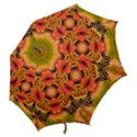 Fractals Graphic Fantasy Colorful Hook Handle Umbrellas (Medium) View2