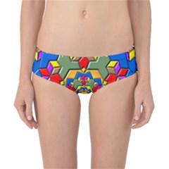 Background Image Pattern Classic Bikini Bottoms by Pakrebo