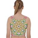 Fractal Art Pictures Digital Art Velvet Racer Back Crop Top View2