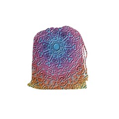 Background Pattern Texture Drawstring Pouch (medium) by Pakrebo