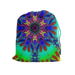 Fractal Art Pictures Digital Art Drawstring Pouch (xl) by Pakrebo