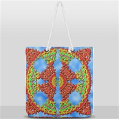 Pictures Digital Art Abstract Full Print Rope Handle Tote (large) by Pakrebo