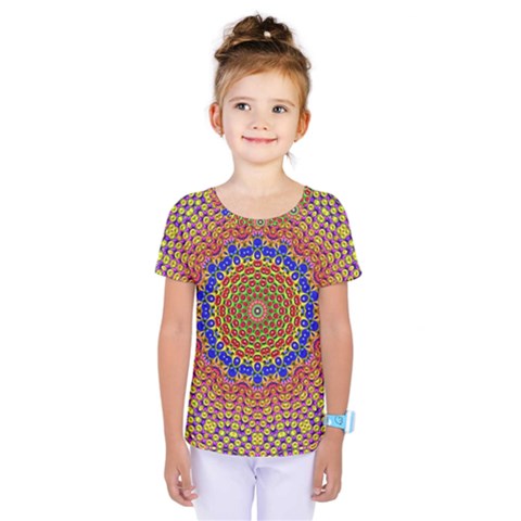 Tile Background Image Ornament Kids  One Piece Tee by Pakrebo