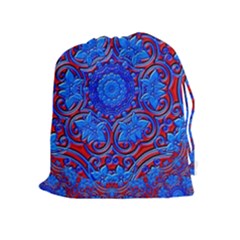 Background Fractals Surreal Design Art Drawstring Pouch (xl) by Pakrebo