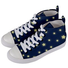 Twinkle Women s Mid-top Canvas Sneakers by WensdaiAmbrose